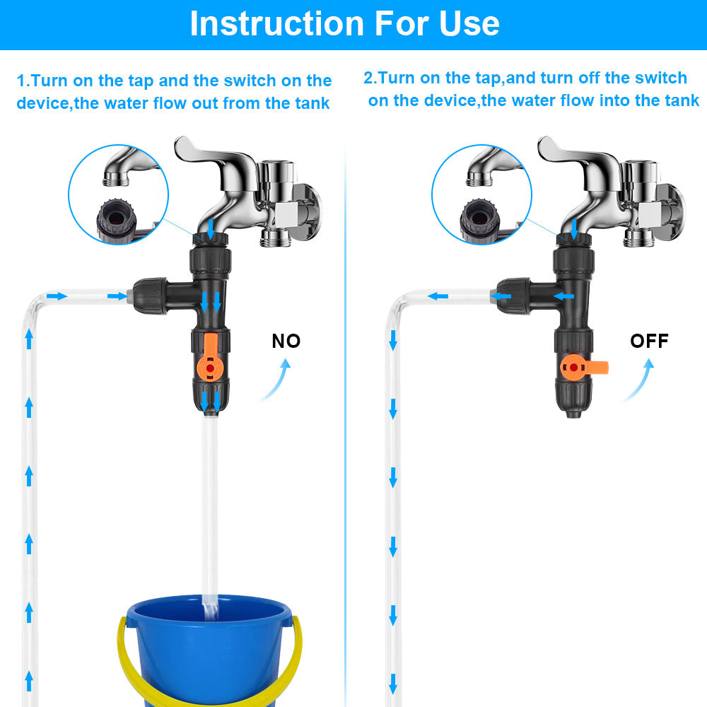 Aquarium Water Changer-Faucet Nozzles Connectors